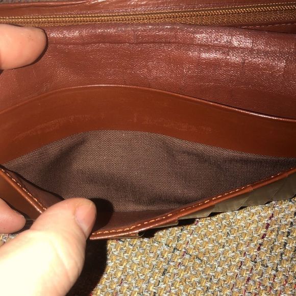 BURBERRY Nova Check Plaid Canvas Leather BiFolding Long Wallet - Picture 15 of 16